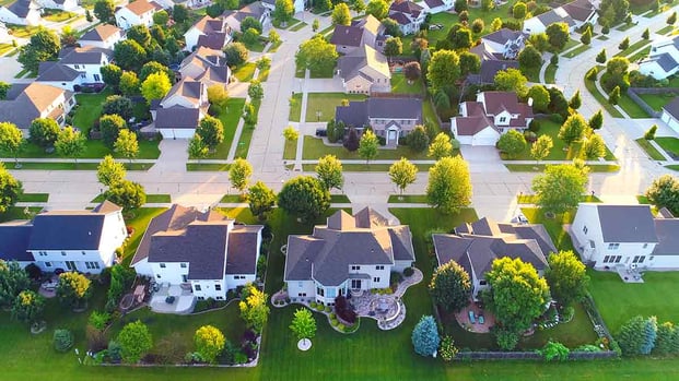 neighborhood roofs